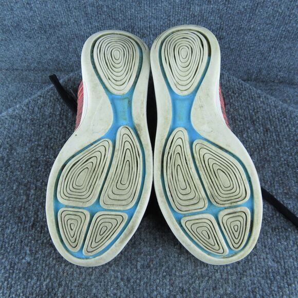 Nike Lunarepic Flyknit‎ Women Sneaker Shoes Size 9 Medium Red Fabric Lace Up - Picture 8 of 10